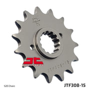 Jt Sprockets Front Sprocket - 520 Chain, 15 Tooth
