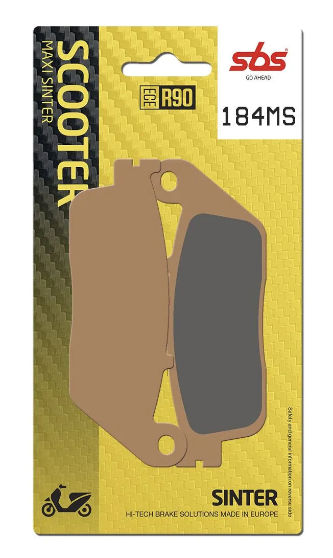 Sbs Ms Scooter Maxi Sintered Bromsbelägg Set - Bak