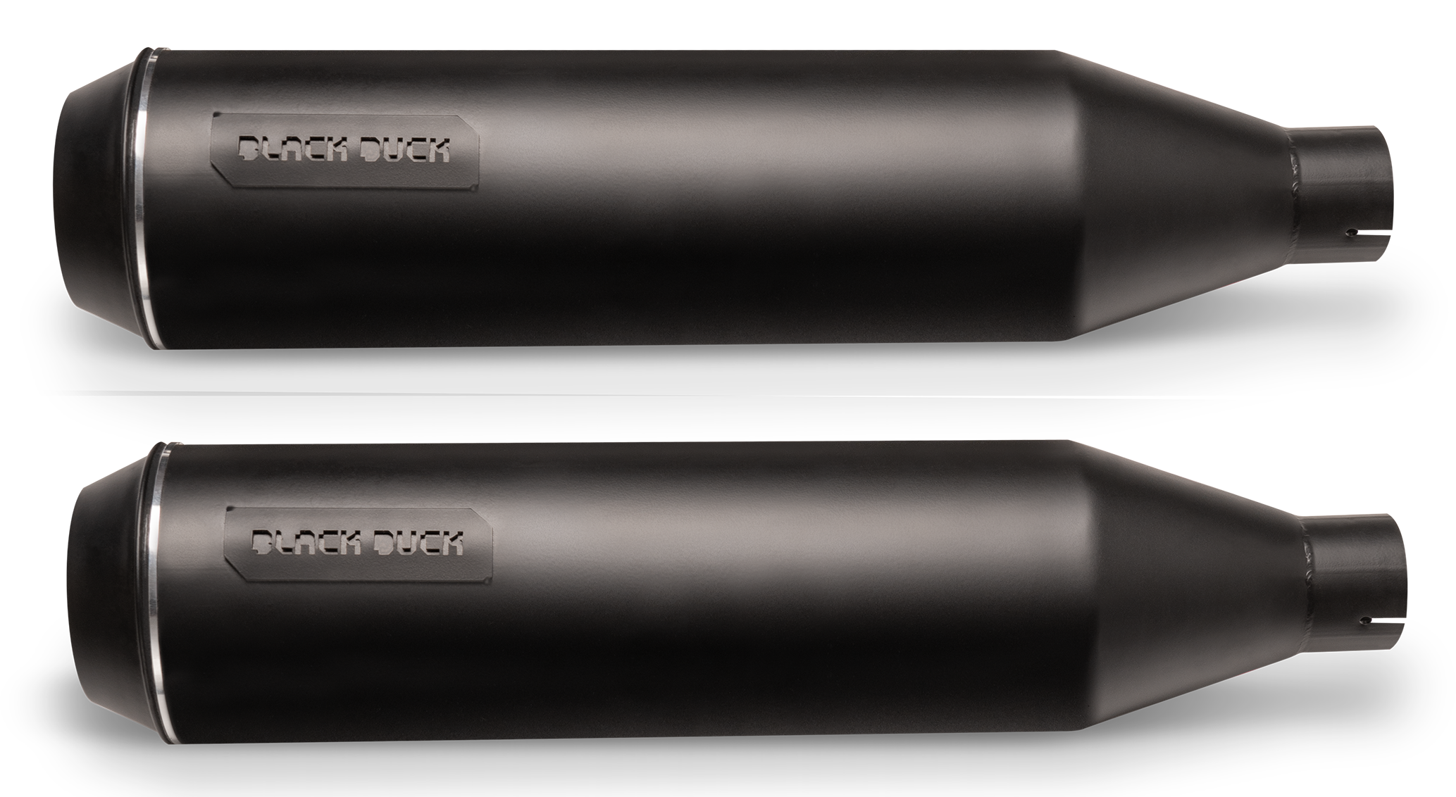 Black Duck Slip-Ons for Milwaukee Eight Softail – Exhaust