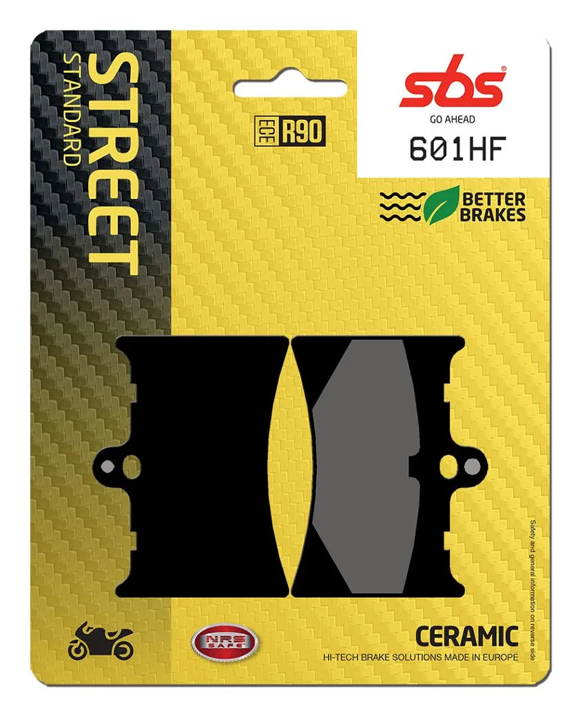 Sbs Hf Street Ceramic Brake Pads - Reliable Performance - Front & Rear