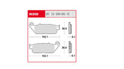 Trw Trq Sintered Race Bromsbelägg Set - Fram & Bak
