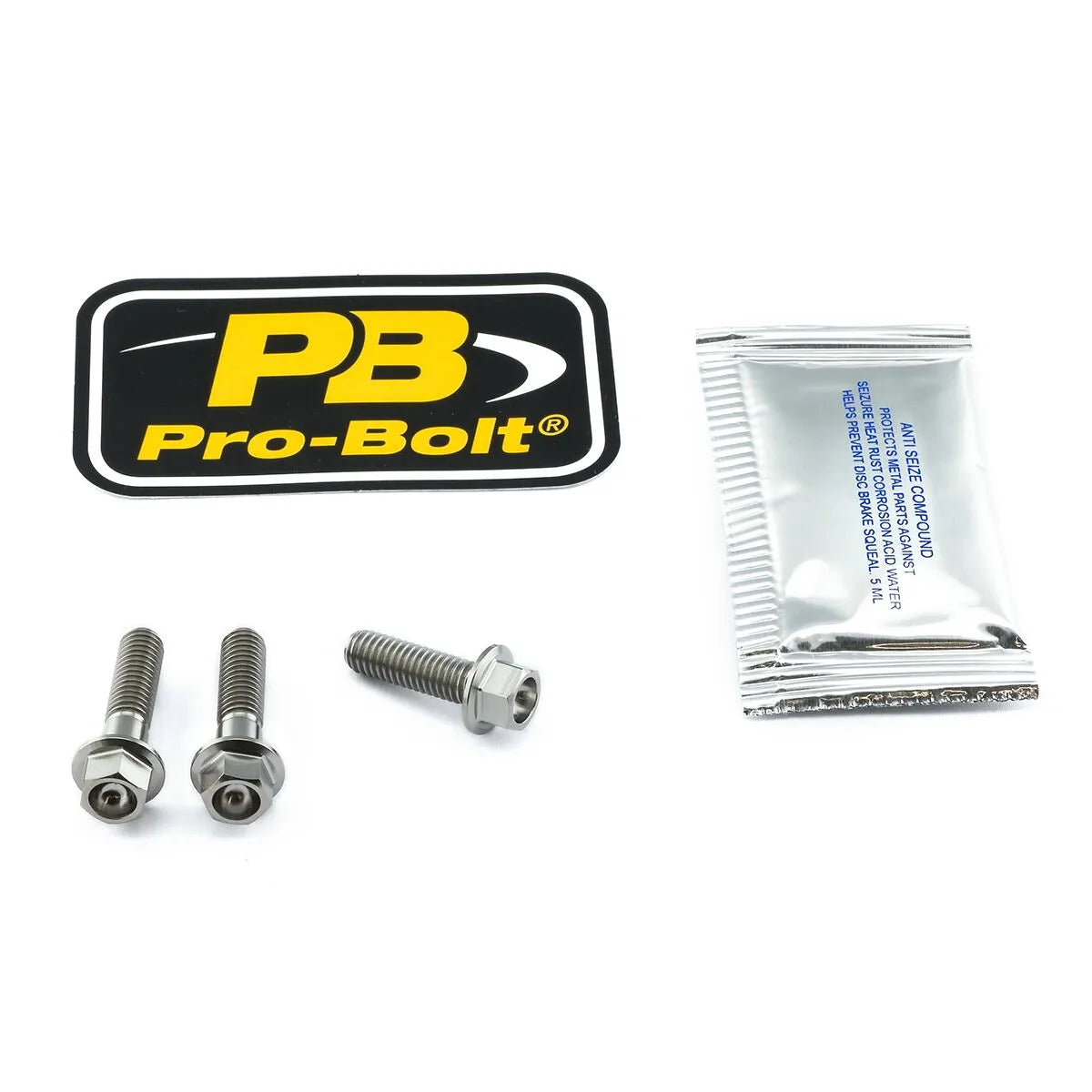 Pro Bolt Titanium Brake & Clutch Lever Pinch Bolt Kit