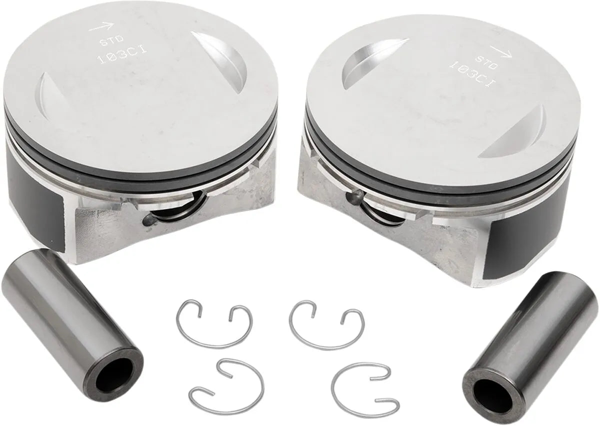 Drag Specialties Piston Kit for 3.875" Bore +0.005" Oversize