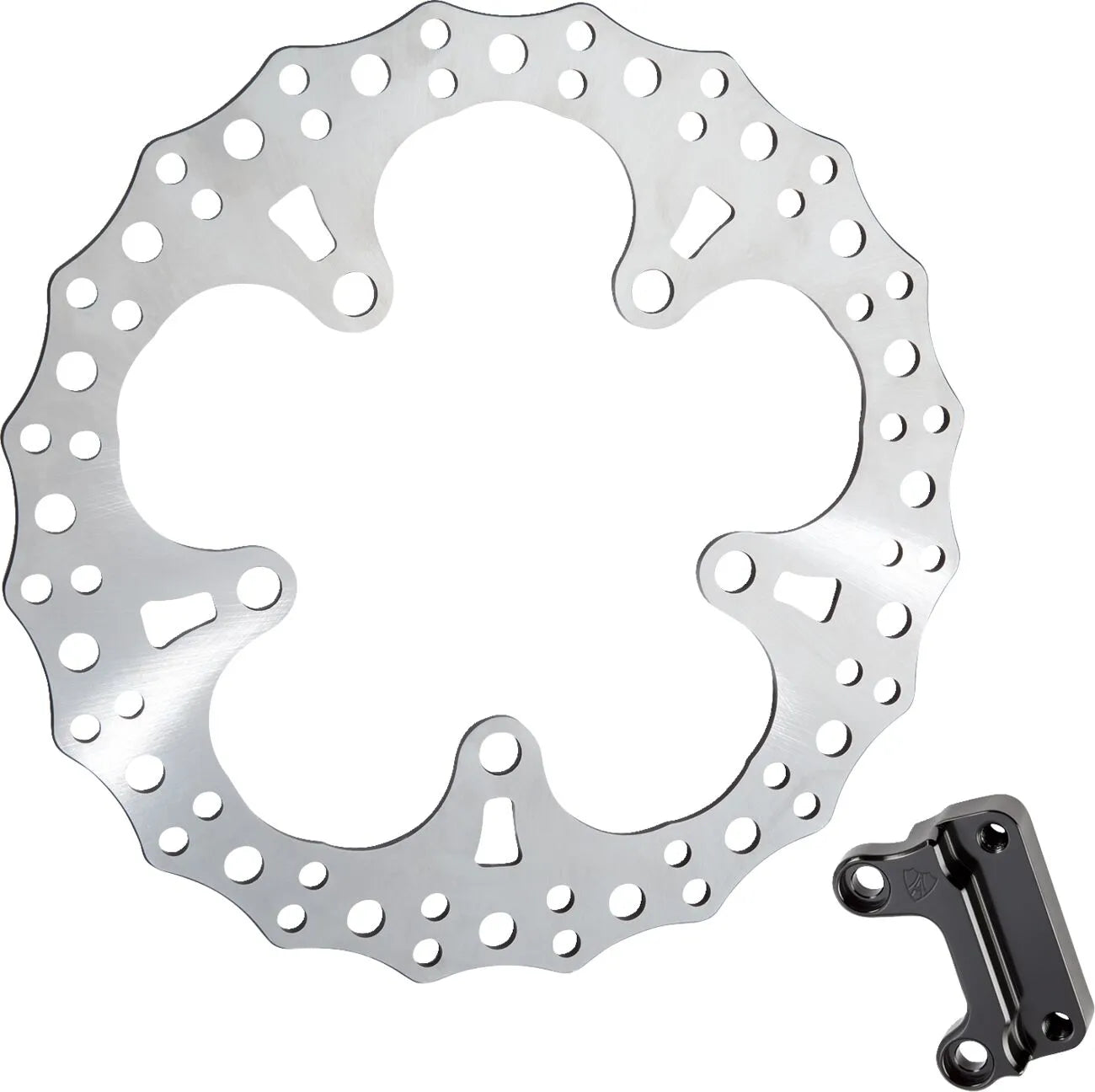 Arlen Ness Jagged Flytande Rotor För V-twin - Fram