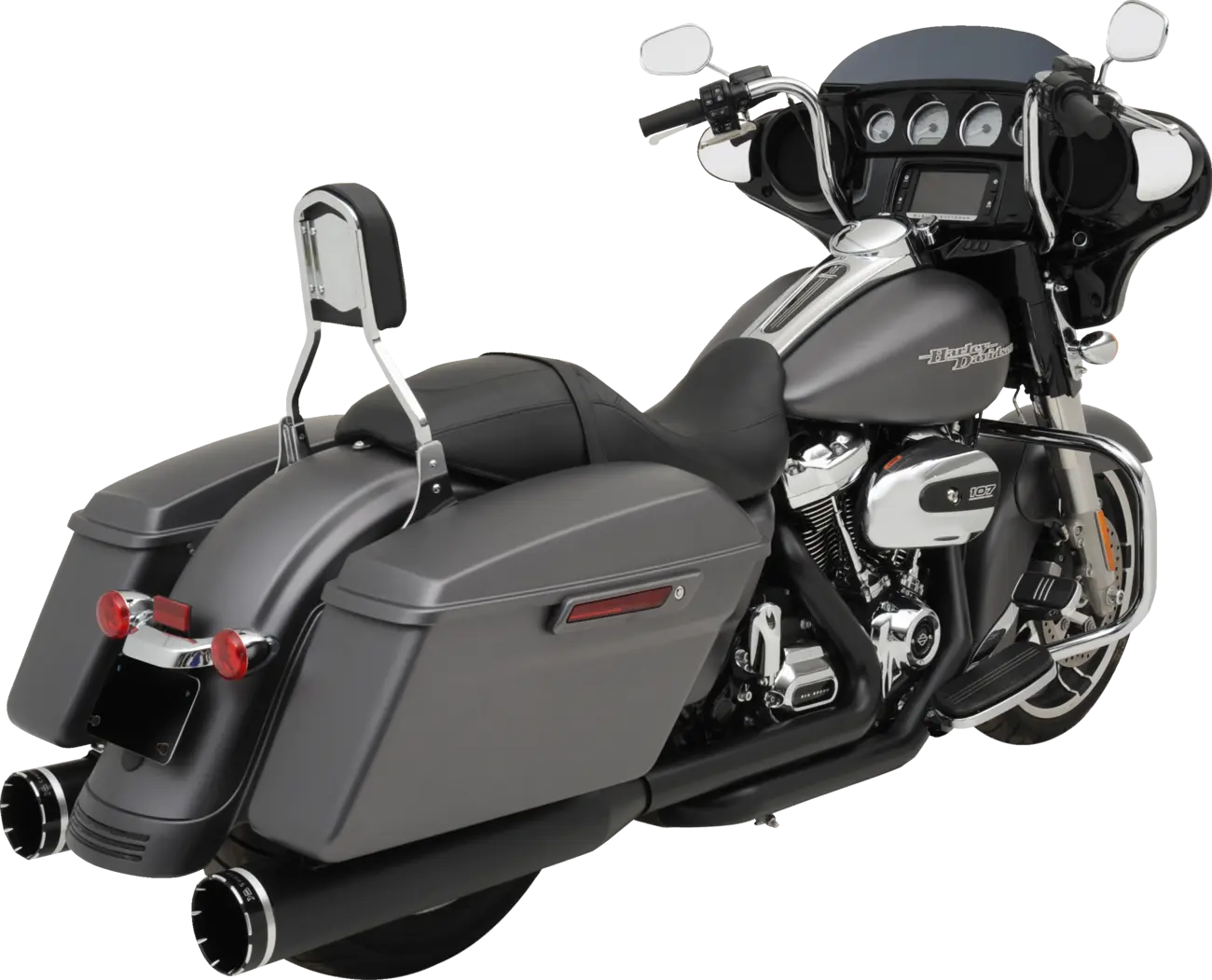 Khrome Werks Dominator 2-i-2 Avgassystem Svart