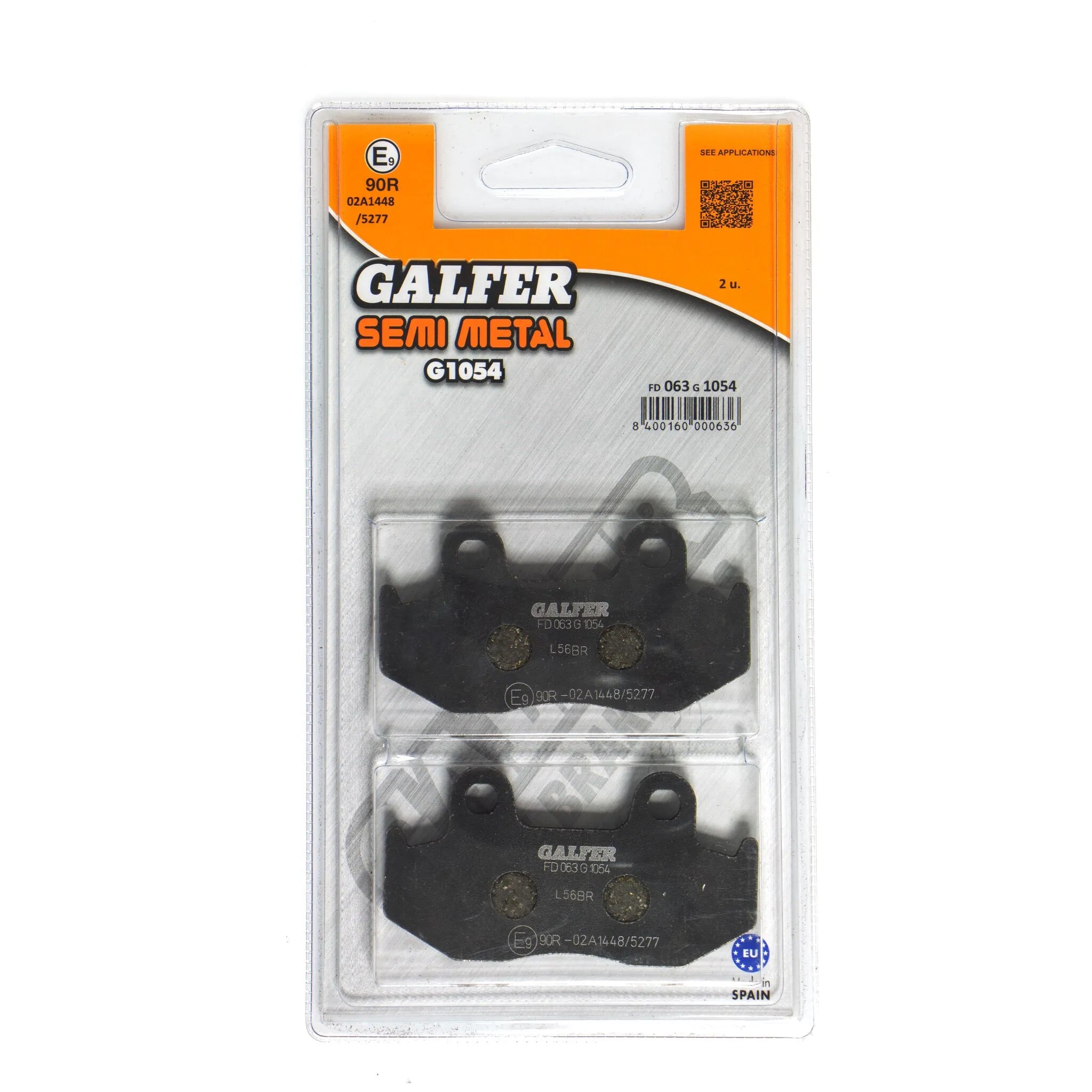 Galfer Semi-metalliska Bromsbelägg För Oem Ersättning - Fram & Bak