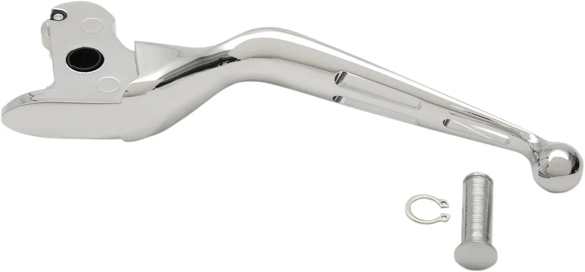 Drag Specialties Clutch Lever - Chrome, Slotted Blade