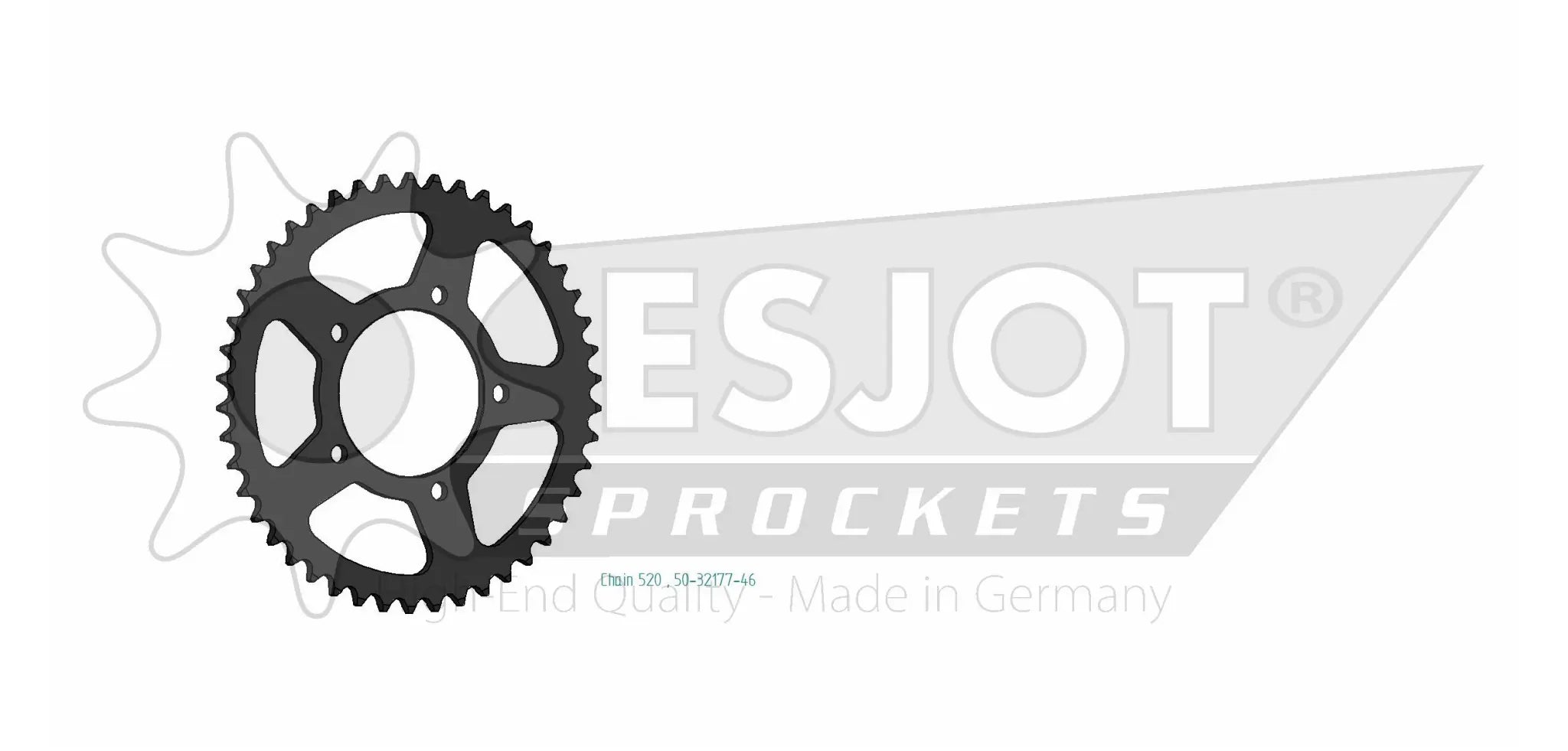 Esjot 520 Rear Sprocket - High-performance Steel