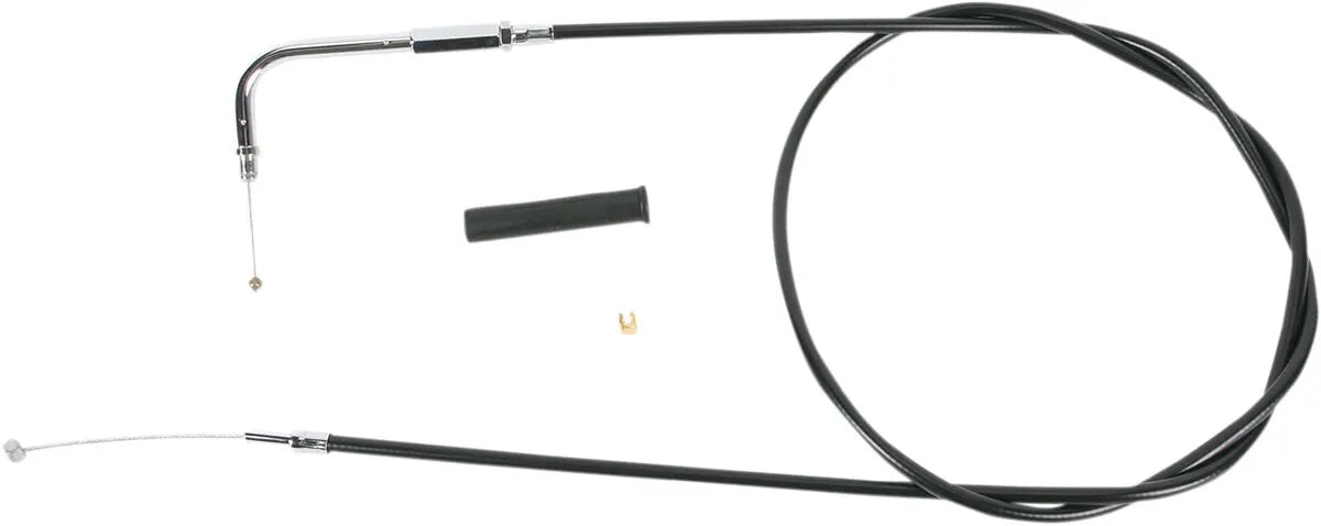 DRAG SPECIALTIES Black Vinyl Throttle Cable 50" Housing