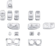 Drag Specialties Switch Cap Kit Chrome Handlebar