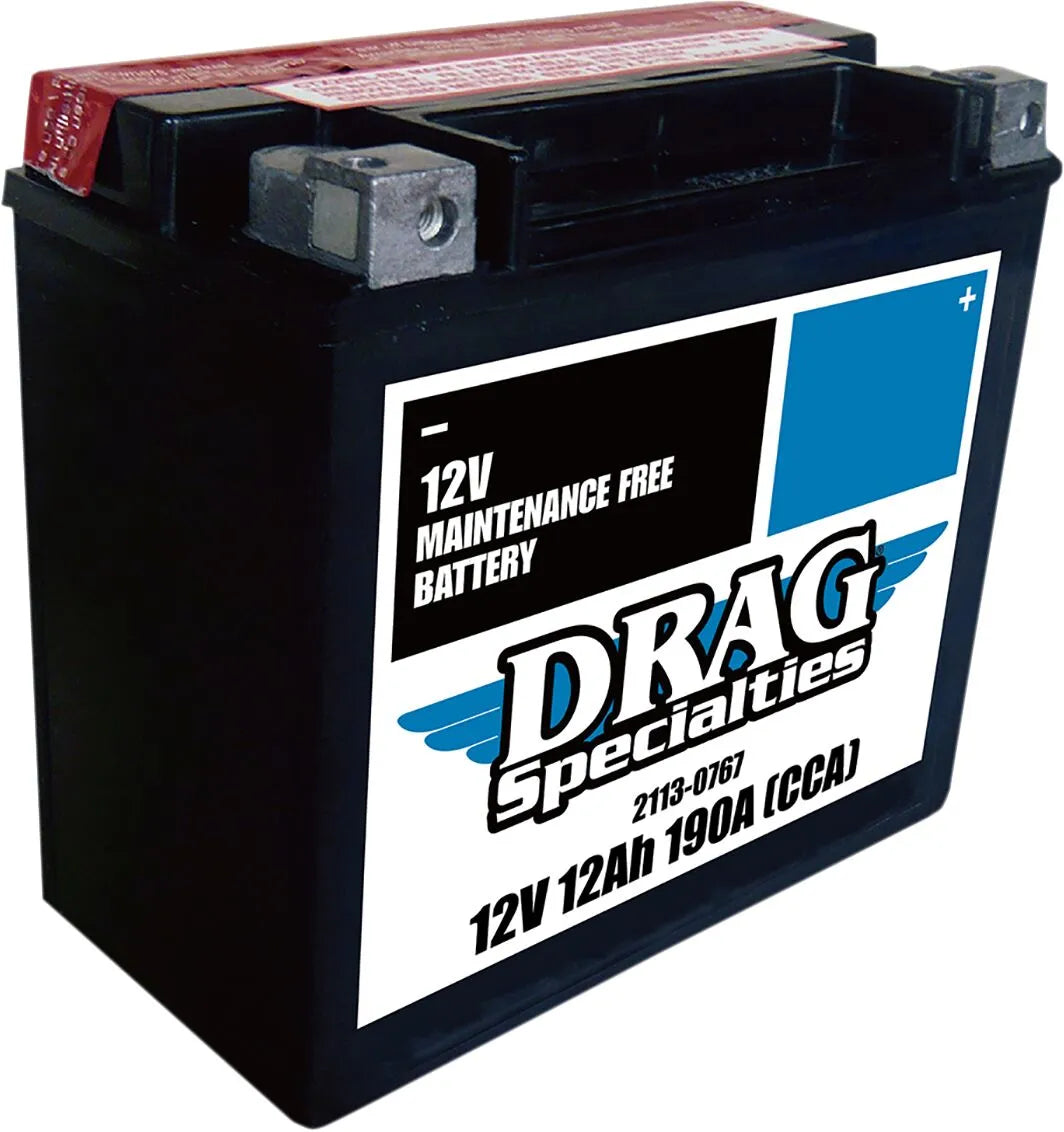 Drag Specialties Ytx14l-ft Agm Motorcycle Battery