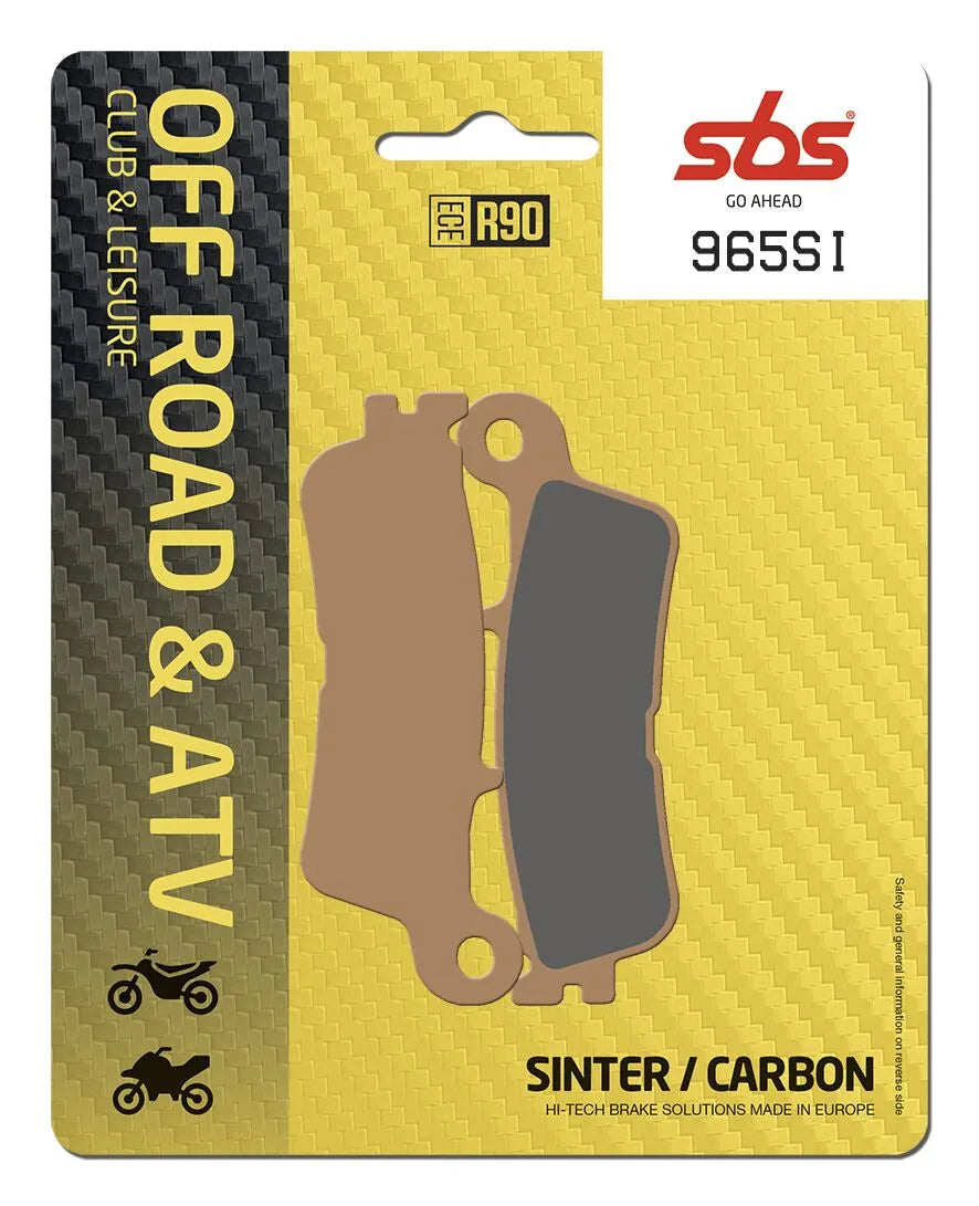 Sbs Si Offroad Sintrande Bromsbelägg - Fram & Bak