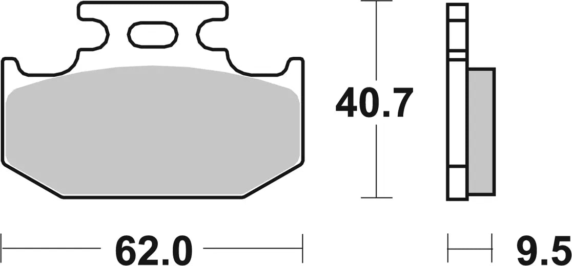 Sbs Si Offroad Sintered Bromsbelägg
