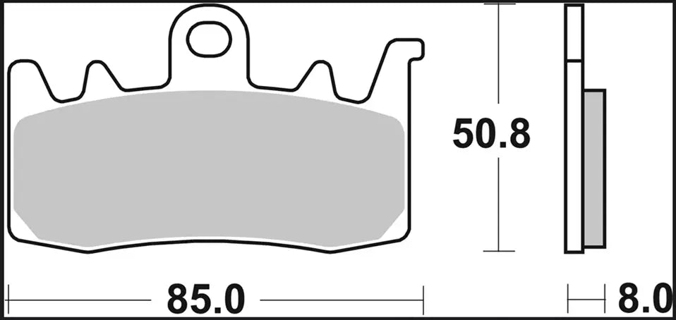 Brembo Rc Carbon Keramiska Racing Bromsbelägg