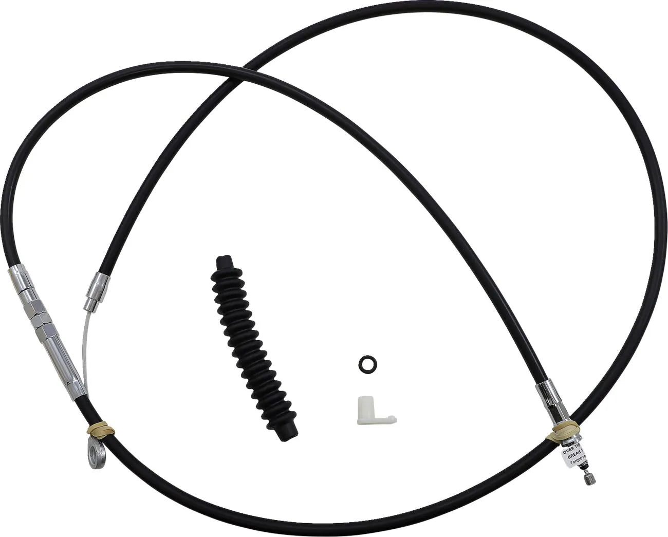 Drag Specialties High-efficiency Clutch Cable In Black Vinyl