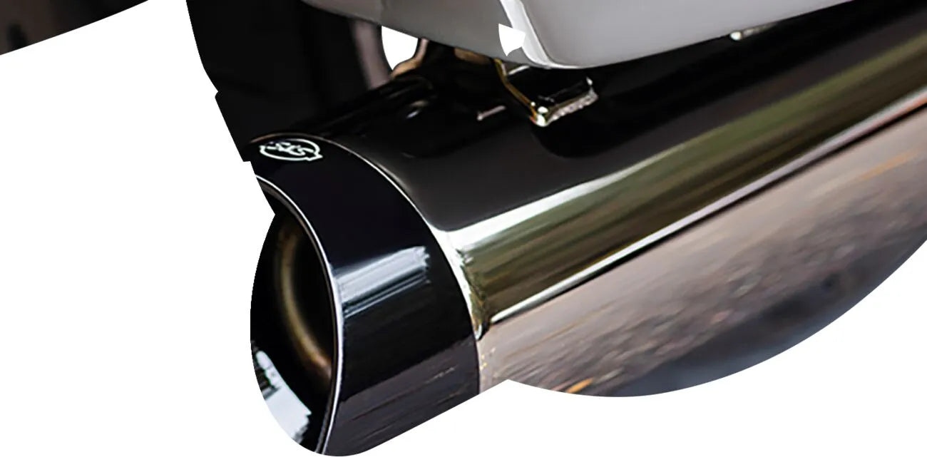 S&S Cycle Mk45 Performance Slip-On Avgasrör - Lava Chrome
