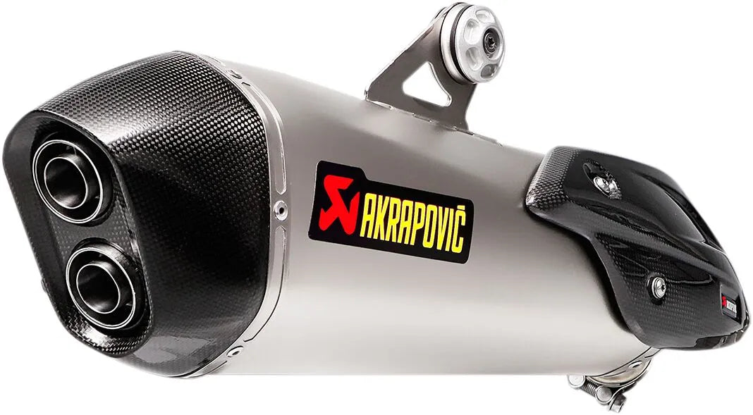 Akrapovic Titanium Slip-On Ljuddämpare För Scooters - ECE Väglaglig