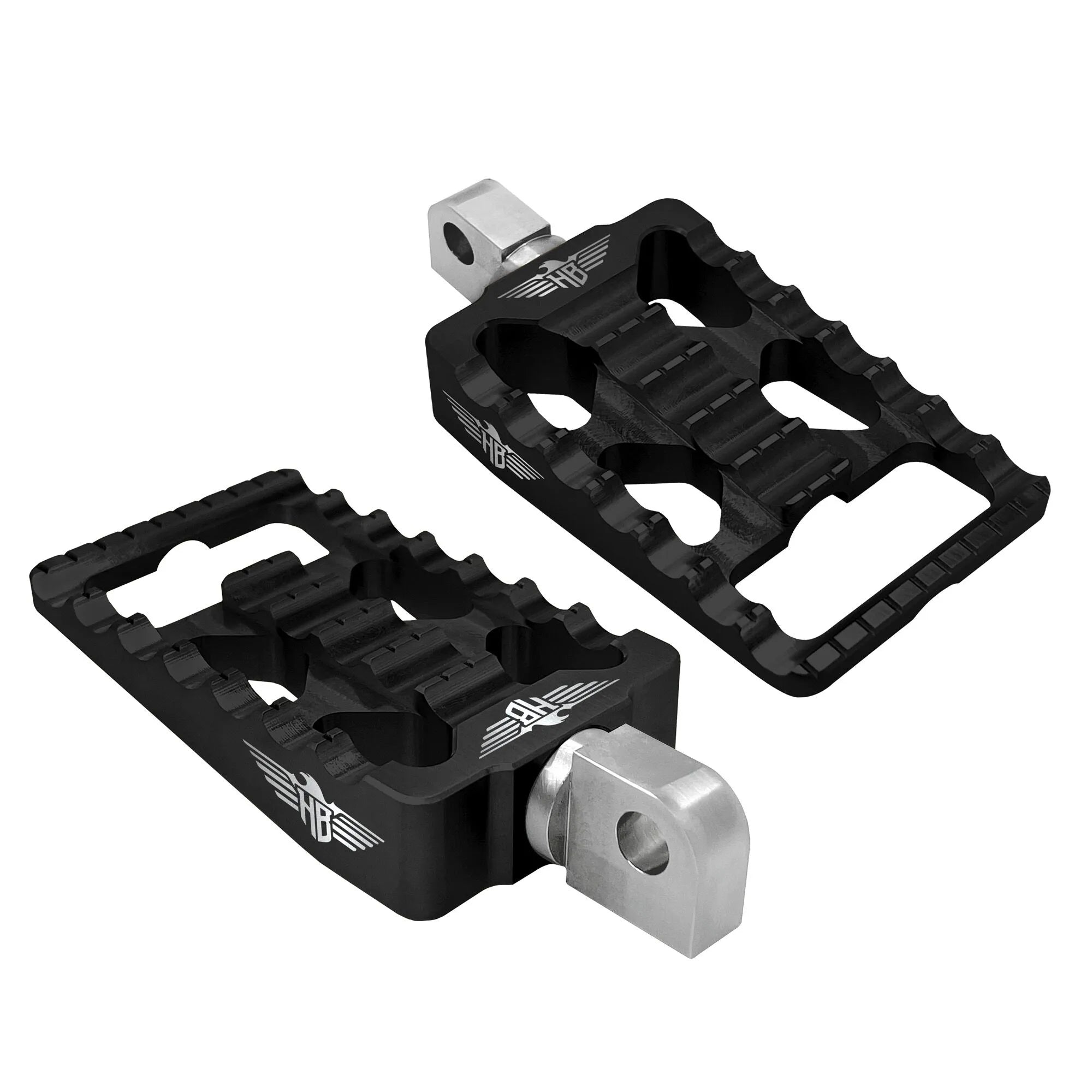 Heinz Bikes Foot Pegs For Harley Davidson - Black
