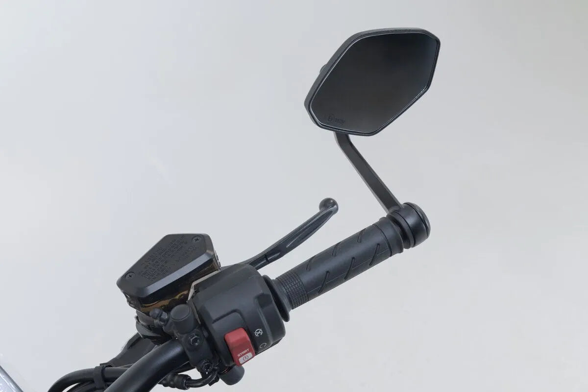 Sw-motech Bar End Mirrors - Black Aluminum