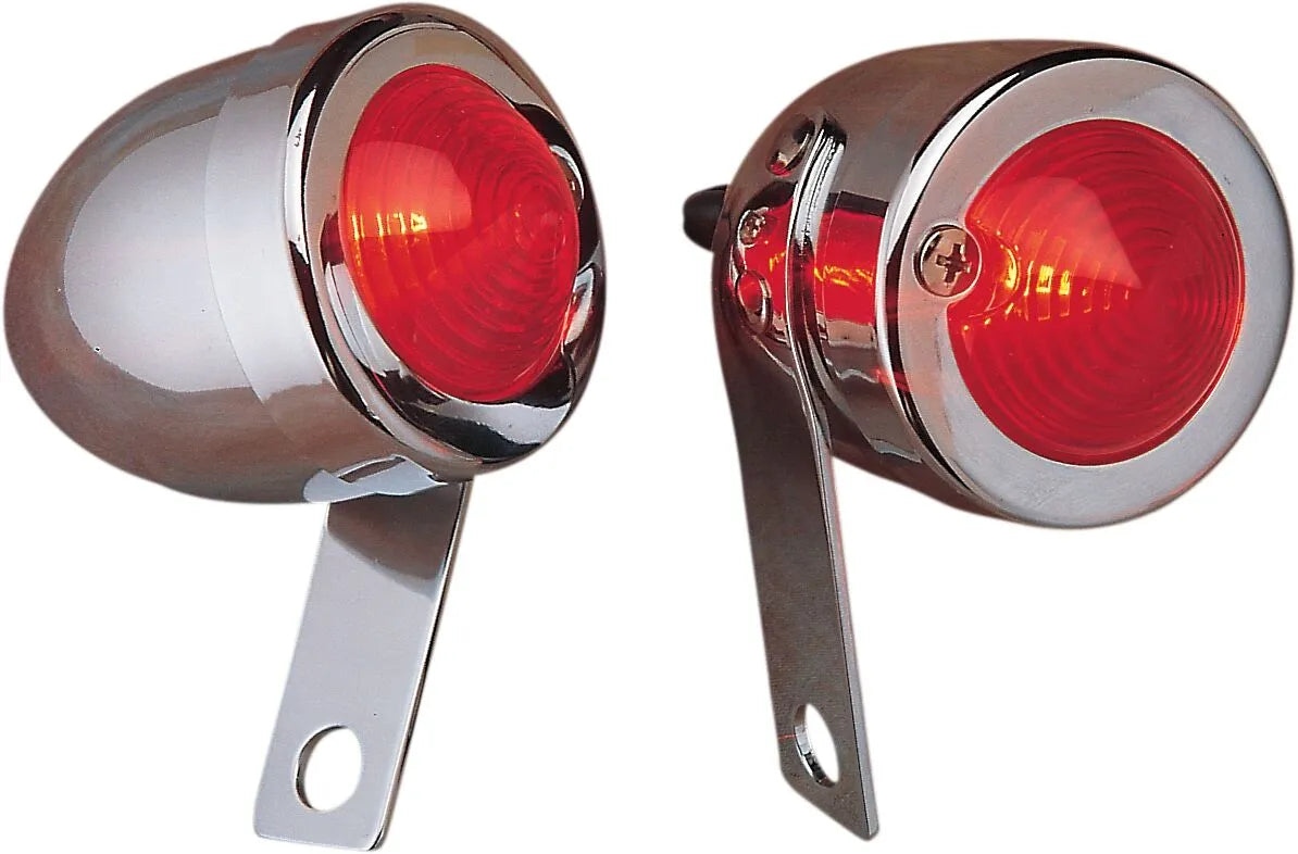 Drag Specialties Bullet Marker Lights - Chrome