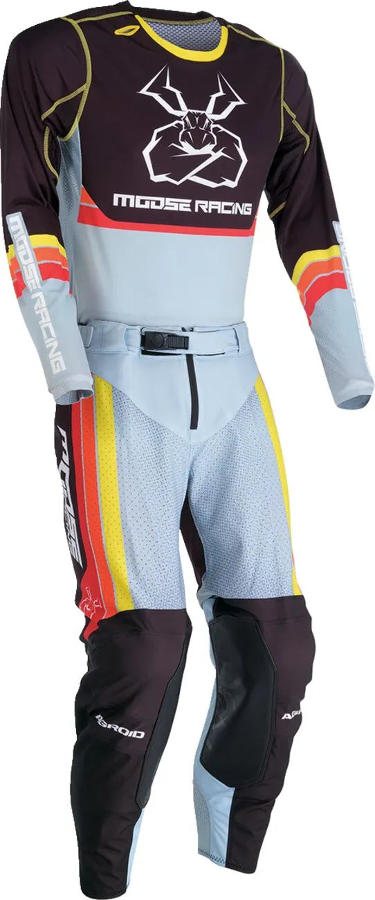 Moose Offroad Agroid Jersey - Black/Gray/Yellow