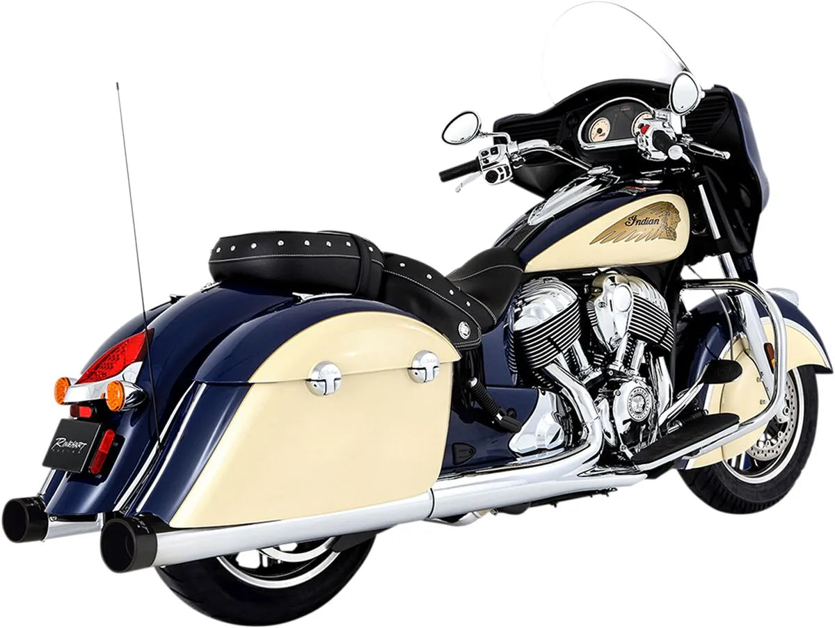 Rinehart Racing 4" Slip-On Avgasrör för Indian Chief