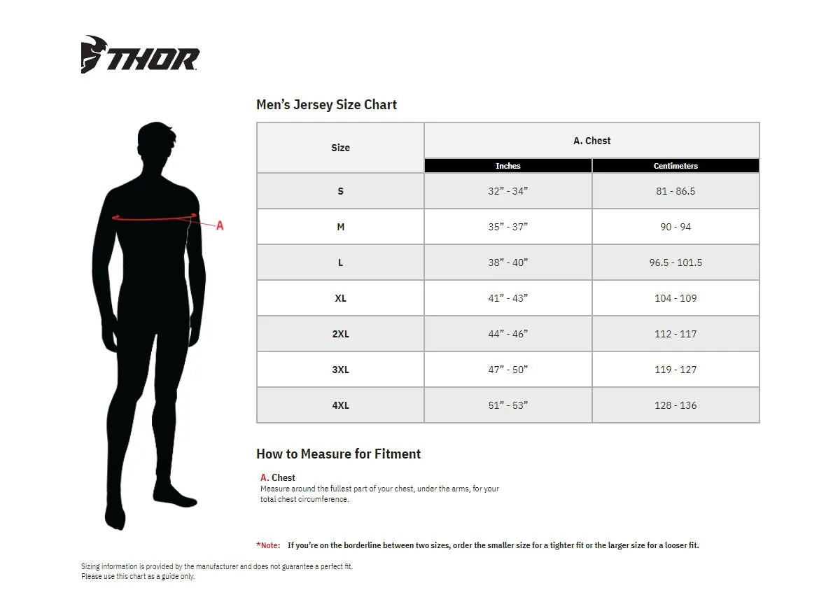 Thor Launchmode Air Raid Jersey - Blue/Gray/White
