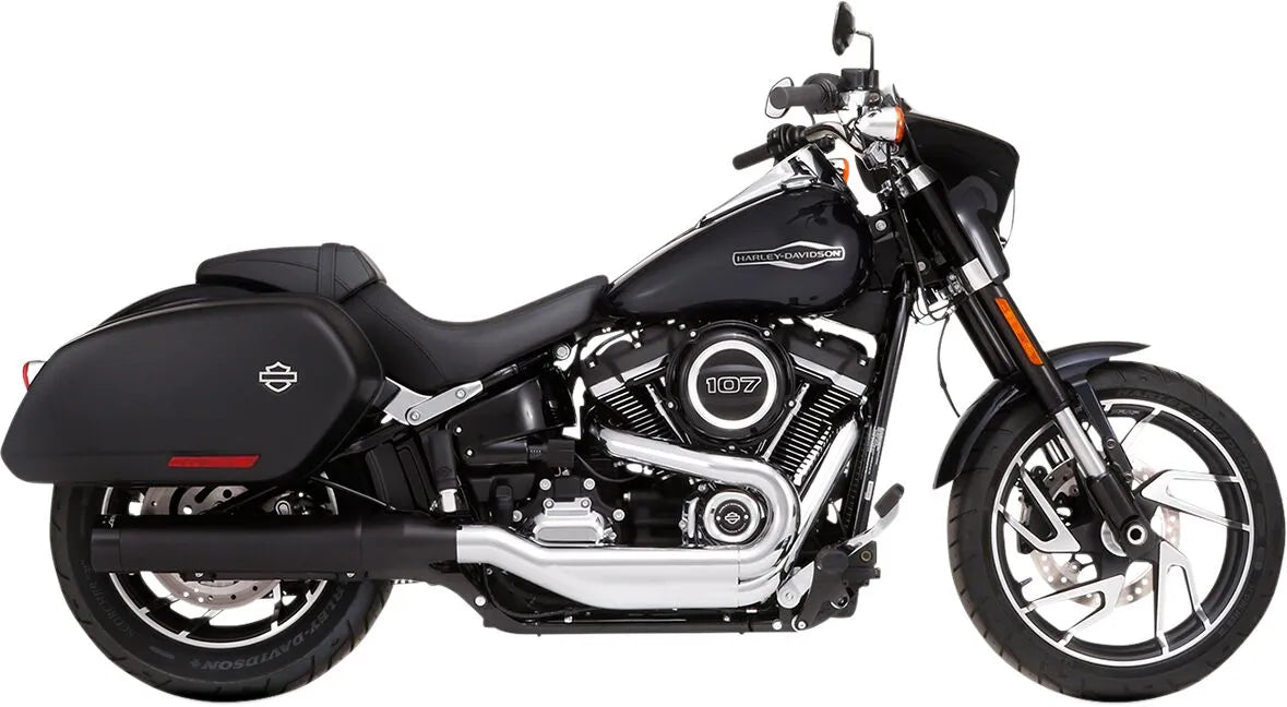 Rinehart Racing 4" Slip-On Avgassystem för Softail Sport Glide
