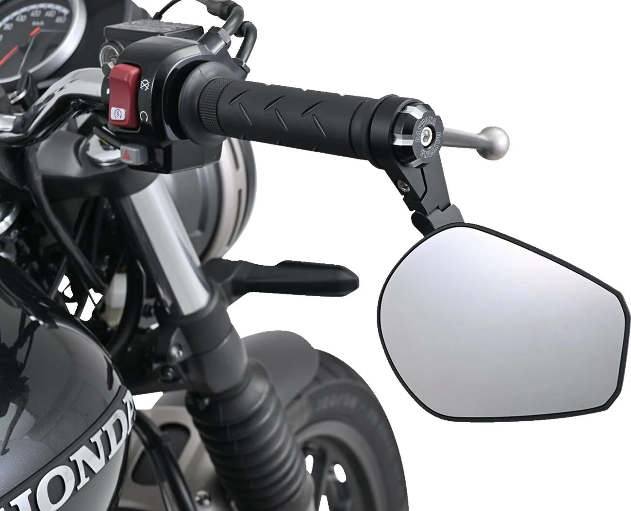 Daytona Handlebar End Weights - Black Anodized Aluminum