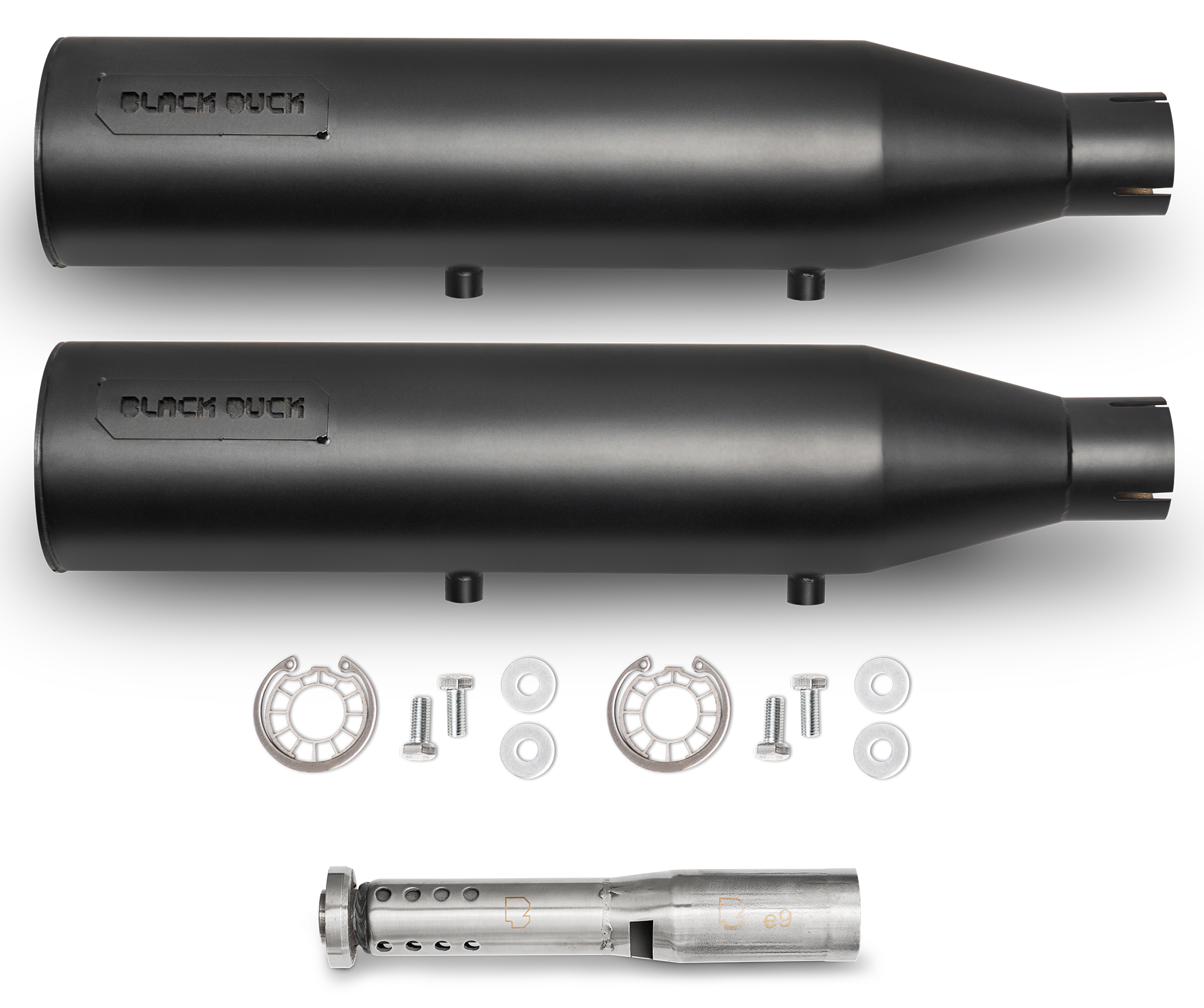 Black Duck Slip-Ons for Sportster – Exhaust