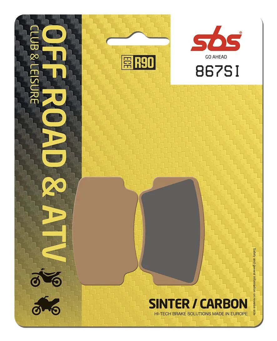 Sbs Si Offroad Sintered Brake Pads - High Performance - Rear