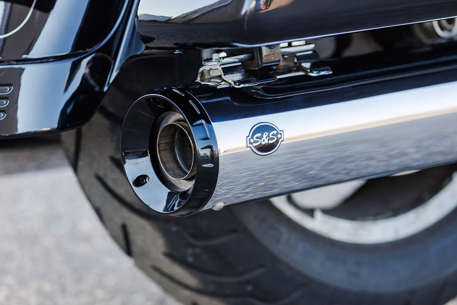 S&S Cycle GNX Slip-On Avgasrör till Harley Davidson