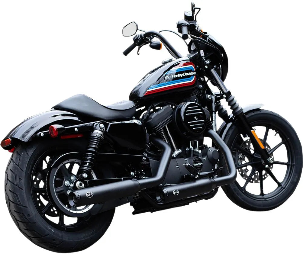 S&s Cycle Grand National Slip-on Mufflers - Black - ECE Street Legal Approved