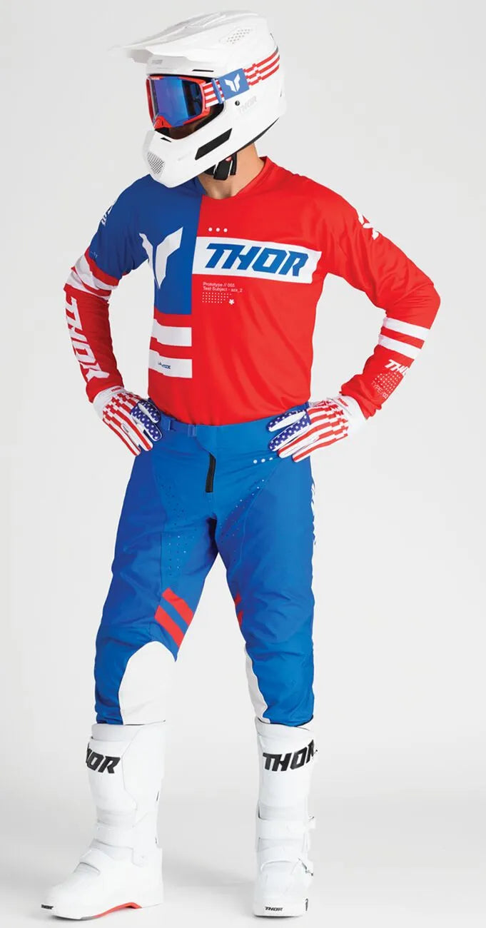 Thor Launchmode Patriot Pants - Blue/Red/White