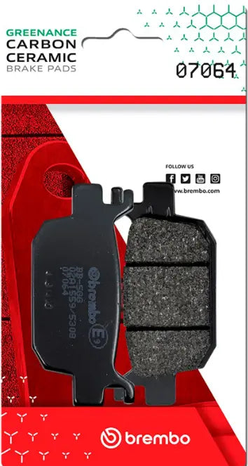 Brembo Prime Line Carbon Ceramic Brake Pad Set