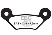 Ebc R Series Sintered Brake Pads For Off-road Atvs - Front & Rear