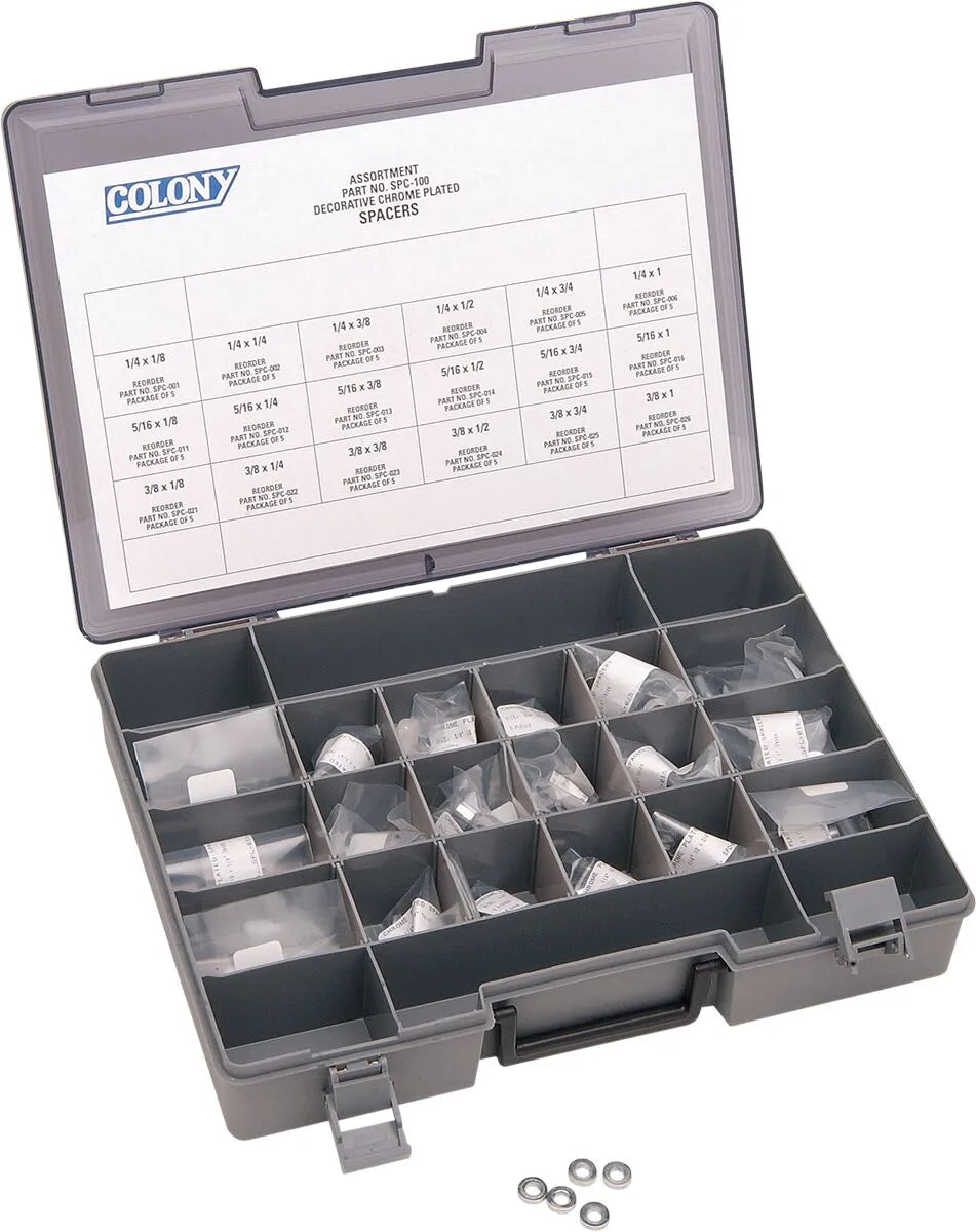 Colony Spacer for 1/4" Bolts 1/2" Length 5 Pack