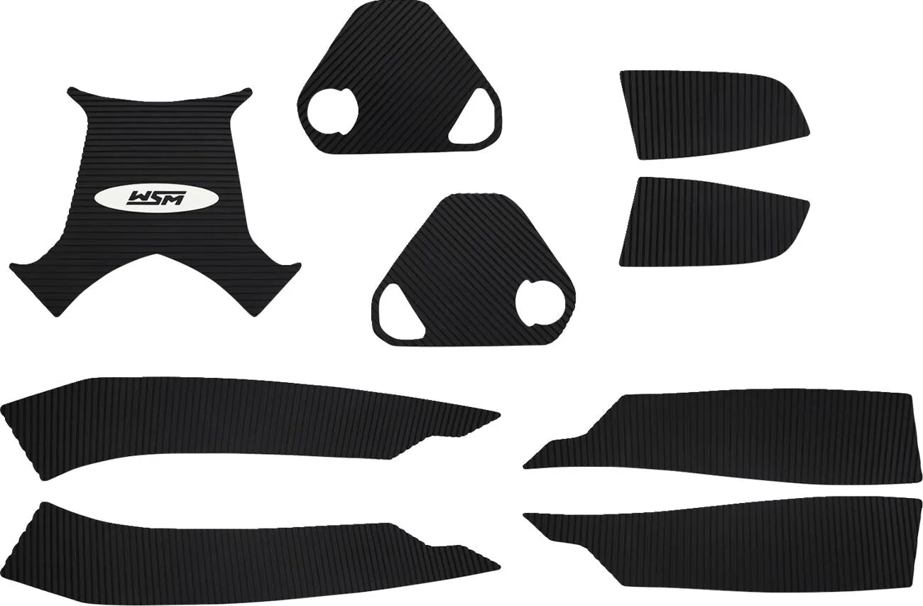 Wsm Black Traction Mat Set