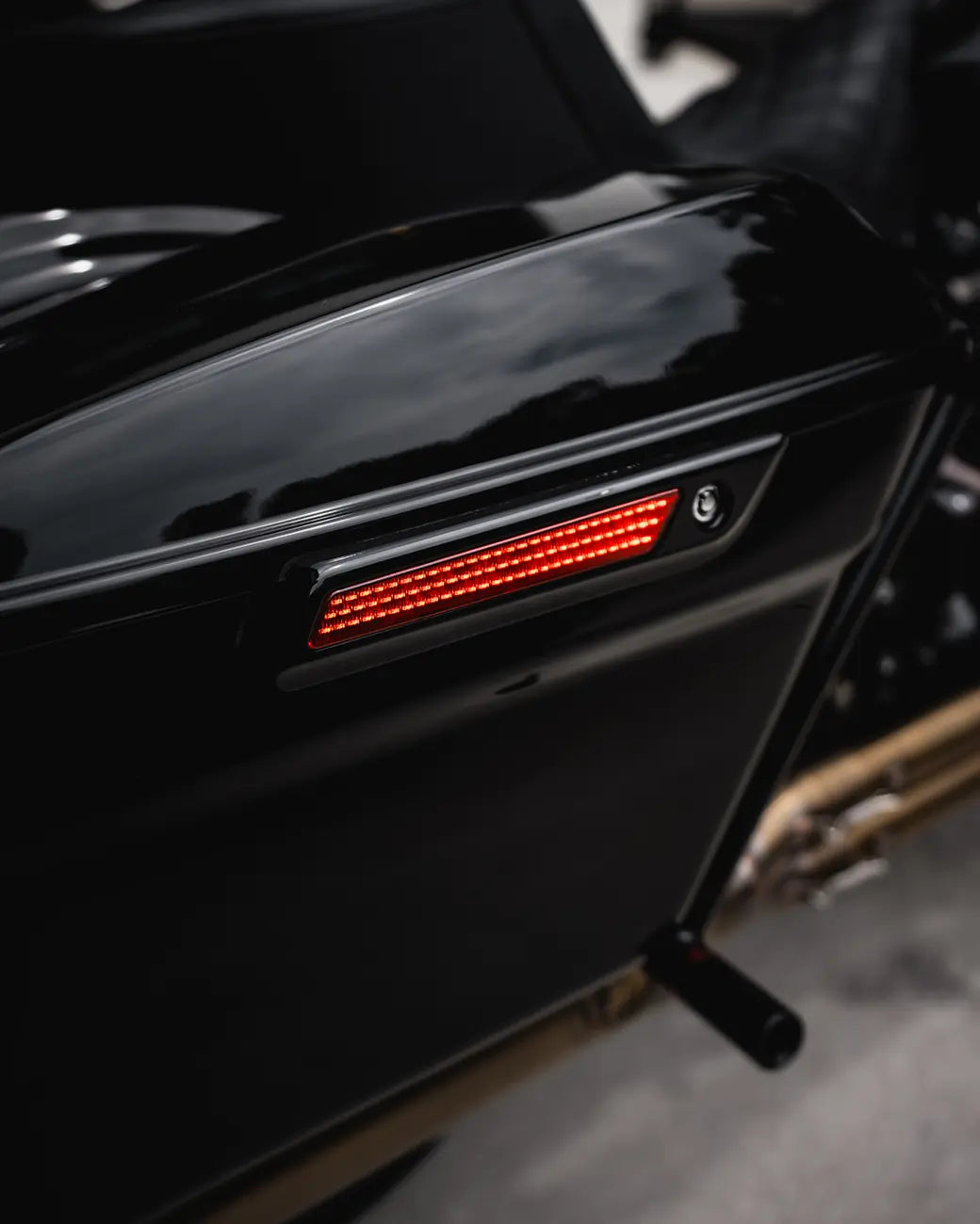 Custom Dynamics Saddlebag Latch Lights - Red Led