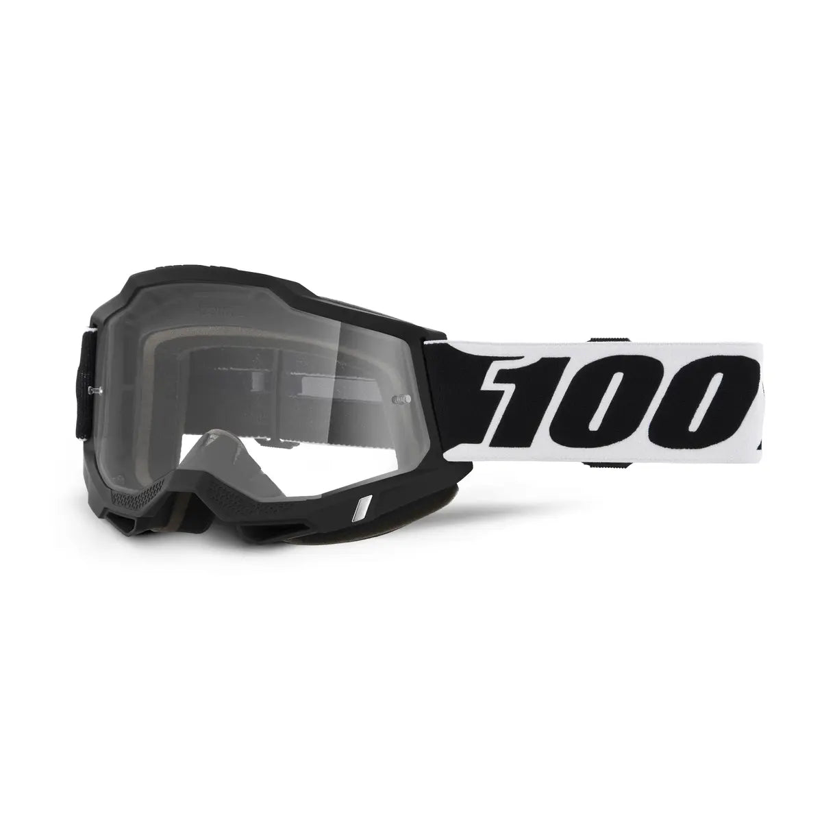100% Accuri 2 Goggles Black Clear Lens