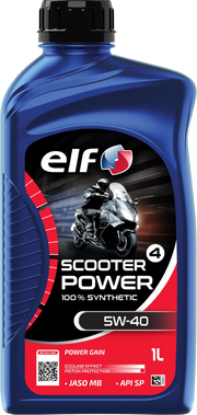 ELF Scooter 4 Power 5W-40 Synthetic Oil 1 Liter