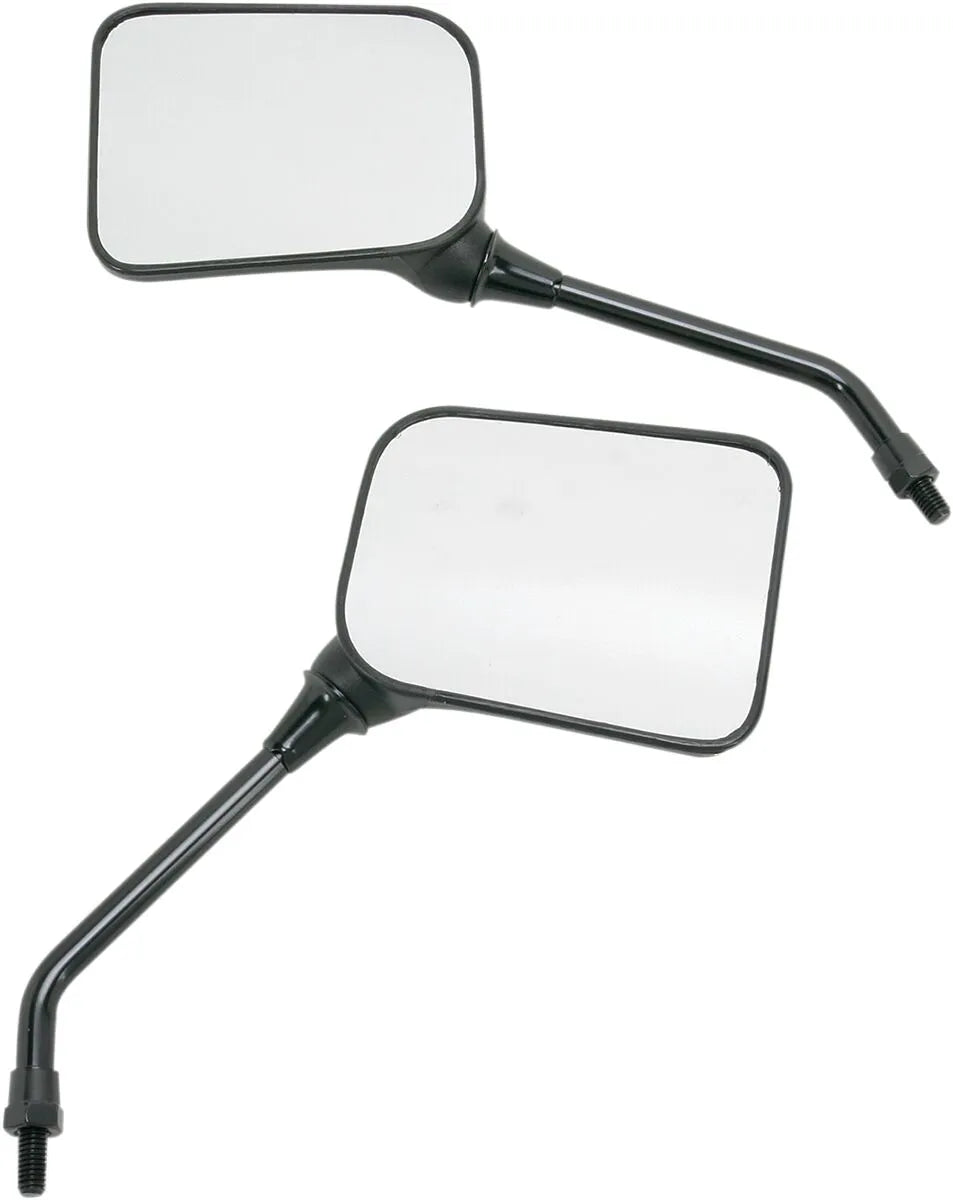Emgo Universal Motorcycle Mirror - Matte Black
