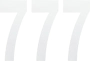 Factory Effex Standard Numbers - 8" White Number 7 (3-pack)