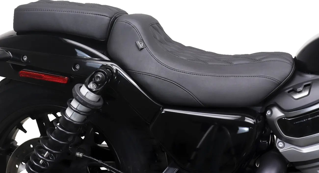 Mustang Tripper Passenger Seat - For Harley Davidson