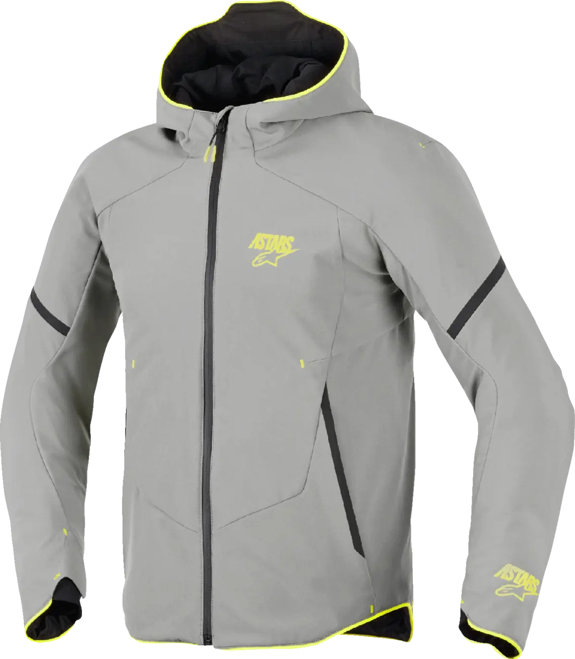 Alpinestars Aeroshell Waterproof Jacket For Men - Gray/Yellow