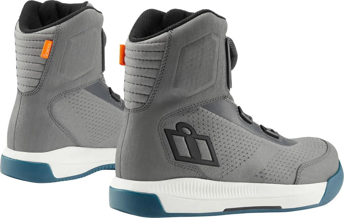 Icon Overlord Vented Boots Grey