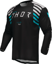 Thor Launchmode Zone Jersey - Black/Sand/Light Gray/Turquoise