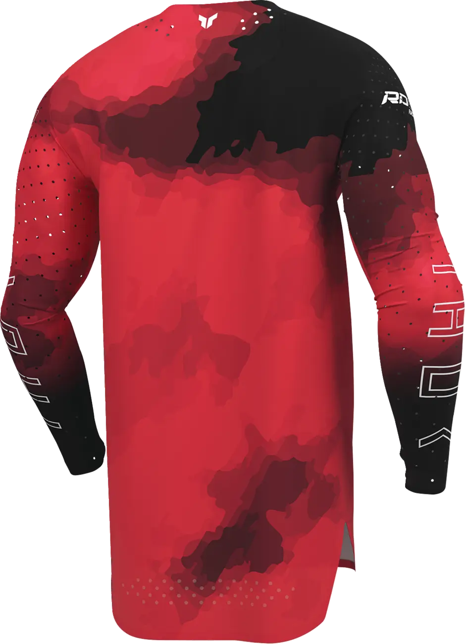 Thor Sportmode Carbon Jersey Black/Red