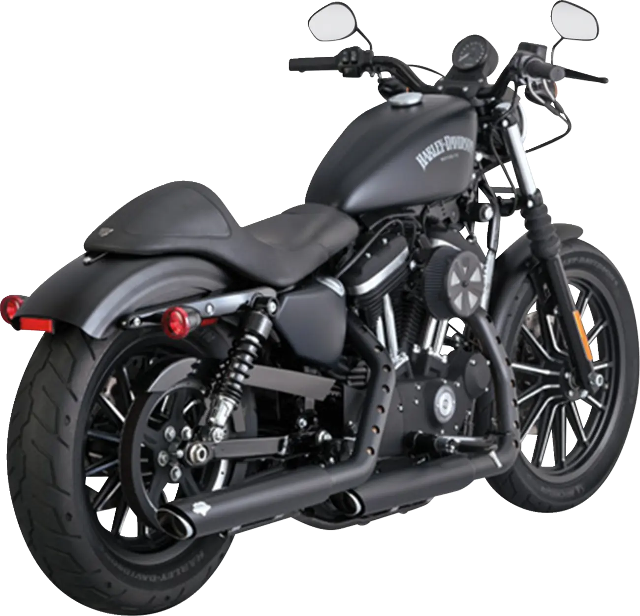 Vance & Hines 3" Twin Slash Slip-On Avgasrör