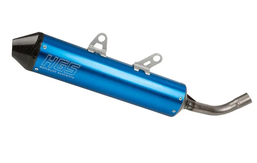 Hgs 2-stroke Silencer With Carbon Fiber End Cap